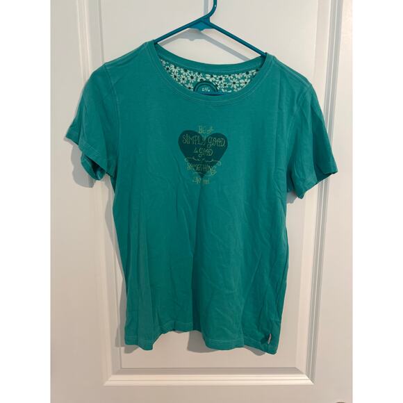 Life is Good "Be Not Simply Good, Be Good for Something" Tee – Size Small - Picture 1 of 5